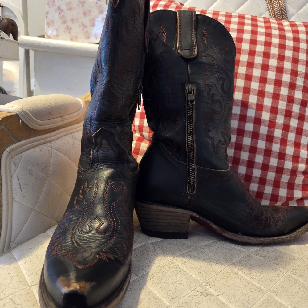 Freebird Wilson Womens' Western/ Cowgirl Leather Boots - Picture 2 of 11
